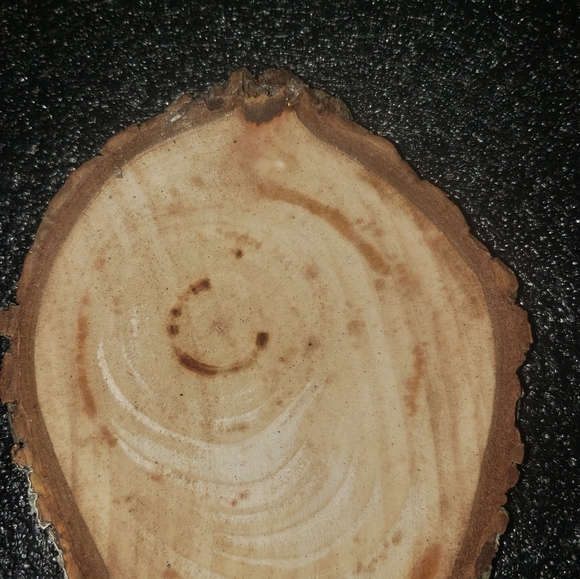 Wood ornaments Laser engraved monogramming for home Decor. - Picture 9 of 9